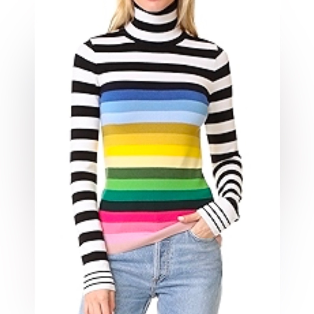 No. 21 striped turtleneck sweater size 36
